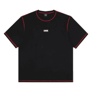 RED THREADS COLLECTION REGULER TEE MEN - Black, XS